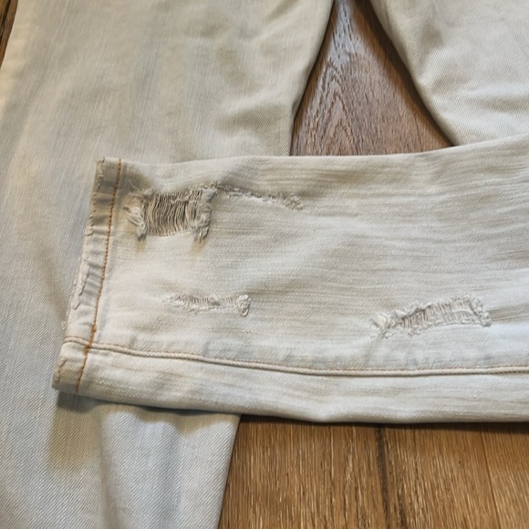 Current/Elliott The Fling Light Wash Distressed  Denim Jeans Size 25 - Picture 14 of 16